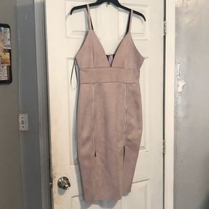 New with tags Missguided Midi dress with slits